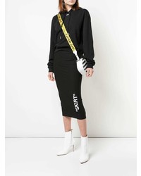 Sweat à capuche noir Off-White