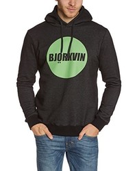 Sweat à capuche noir Björkvin