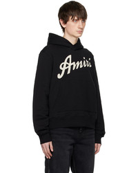 Sweat à capuche noir Amiri