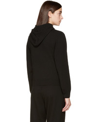 Sweat à capuche noir Calvin Klein Collection