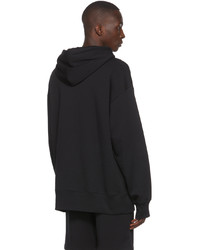 Sweat à capuche noir Acne Studios