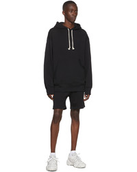 Sweat à capuche noir Acne Studios