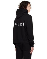 Sweat à capuche noir Amiri