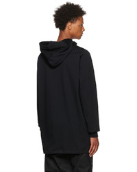 Sweat à capuche noir Rick Owens