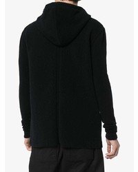 Sweat à capuche noir Rick Owens