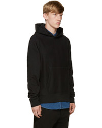 Sweat à capuche noir Acne Studios