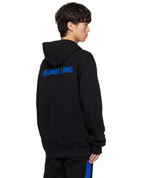 Sweat à capuche noir Helmut Lang