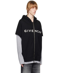 Sweat à capuche noir Givenchy