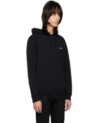 Sweat à capuche noir A.P.C.