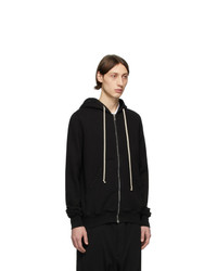 Sweat à capuche noir Rick Owens DRKSHDW