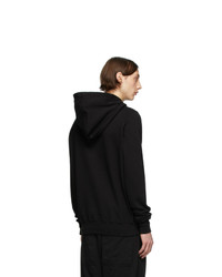 Sweat à capuche noir Rick Owens DRKSHDW