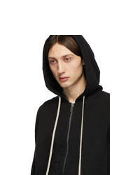 Sweat à capuche noir Rick Owens DRKSHDW