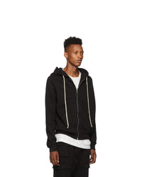 Sweat à capuche noir Rick Owens DRKSHDW