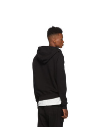 Sweat à capuche noir Rick Owens DRKSHDW