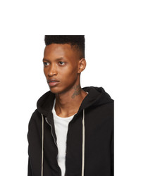 Sweat à capuche noir Rick Owens DRKSHDW