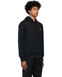 Sweat à capuche noir Comme Des Garcons Play