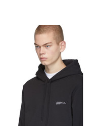 Sweat à capuche noir A.P.C.