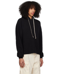 Sweat à capuche noir Rick Owens DRKSHDW