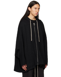 Sweat à capuche noir Rick Owens