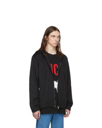 Sweat à capuche noir Gucci