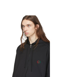 Sweat à capuche noir Gucci