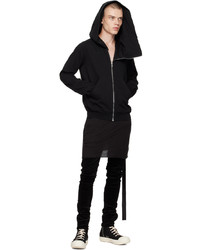 Sweat à capuche noir Rick Owens DRKSHDW