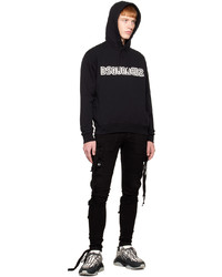 Sweat à capuche noir DSQUARED2