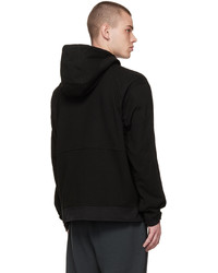 Sweat à capuche noir Solid Homme