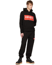 Sweat à capuche noir Kenzo