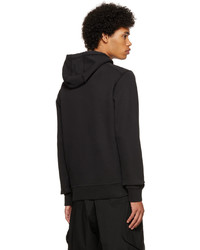 Sweat à capuche noir Stone Island