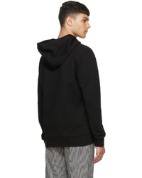 Sweat à capuche noir A.P.C.