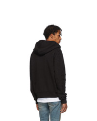 Sweat à capuche noir Amiri