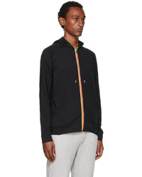 Sweat à capuche noir Paul Smith