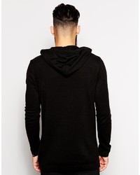 Sweat à capuche noir Asos