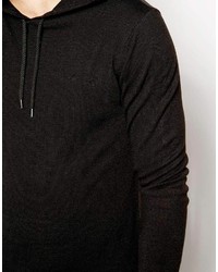 Sweat à capuche noir Asos