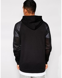 Sweat à capuche noir Asos