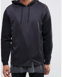 Sweat à capuche noir Asos