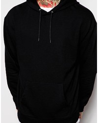 Sweat à capuche noir Asos