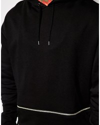 Sweat à capuche noir Asos