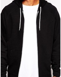 Sweat à capuche noir Asos