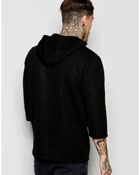 Sweat à capuche noir Asos