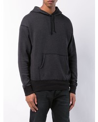 Sweat à capuche noir John Elliott