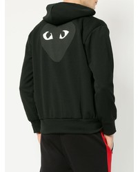 Sweat à capuche noir Comme Des Garcons Play