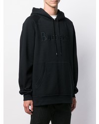 Sweat à capuche noir Burberry