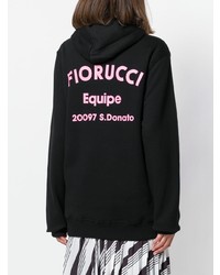 Sweat à capuche noir Fiorucci