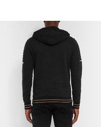 Sweat à capuche noir Balmain