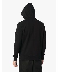 Sweat à capuche noir Stone Island Shadow Project