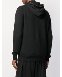 Sweat à capuche noir Rick Owens DRKSHDW