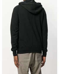 Sweat à capuche noir Rick Owens DRKSHDW