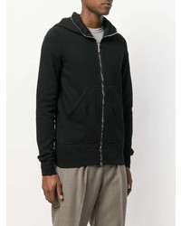 Sweat à capuche noir Rick Owens DRKSHDW